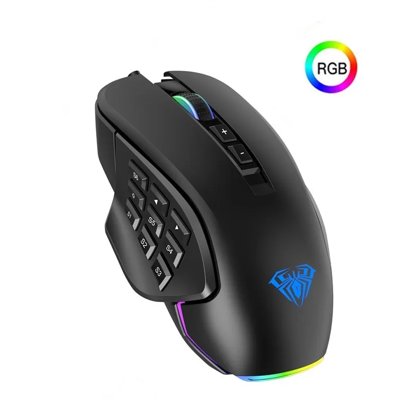 

Игровая мышь для ноутбука, 10000 DPI, с подсветкой