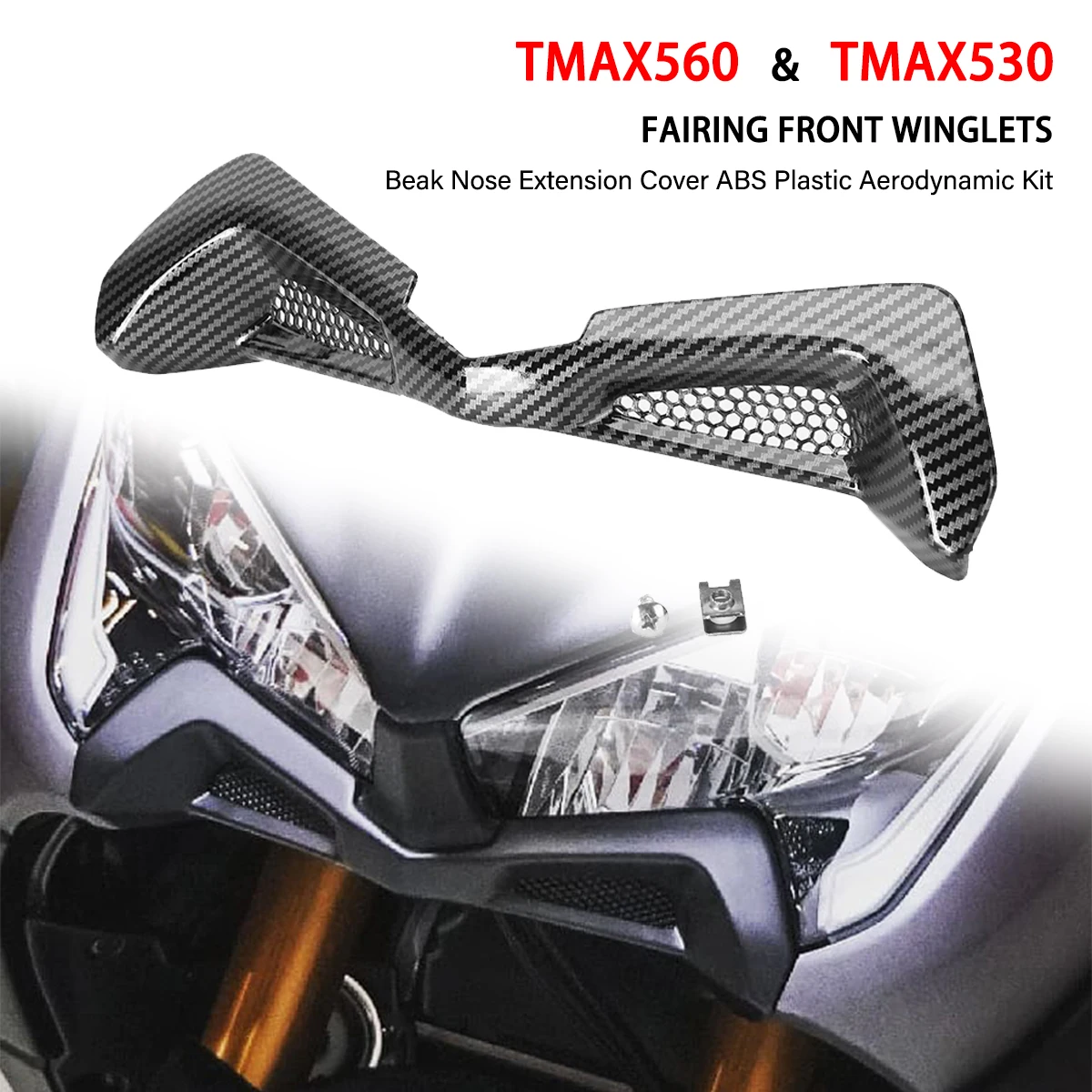 Для YAMAHA TMAX530 TMAX560 Tmax 560 T-MAX 530 SX DX обтекатель для носа из АБС-пластика передние