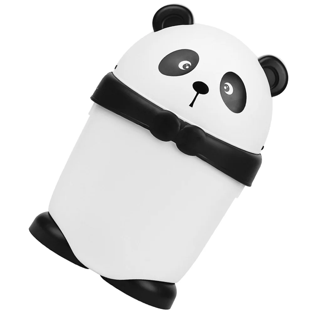 Автомобильный мусорный бак Panda для ванной комнаты с крышкой многоразовая крышка