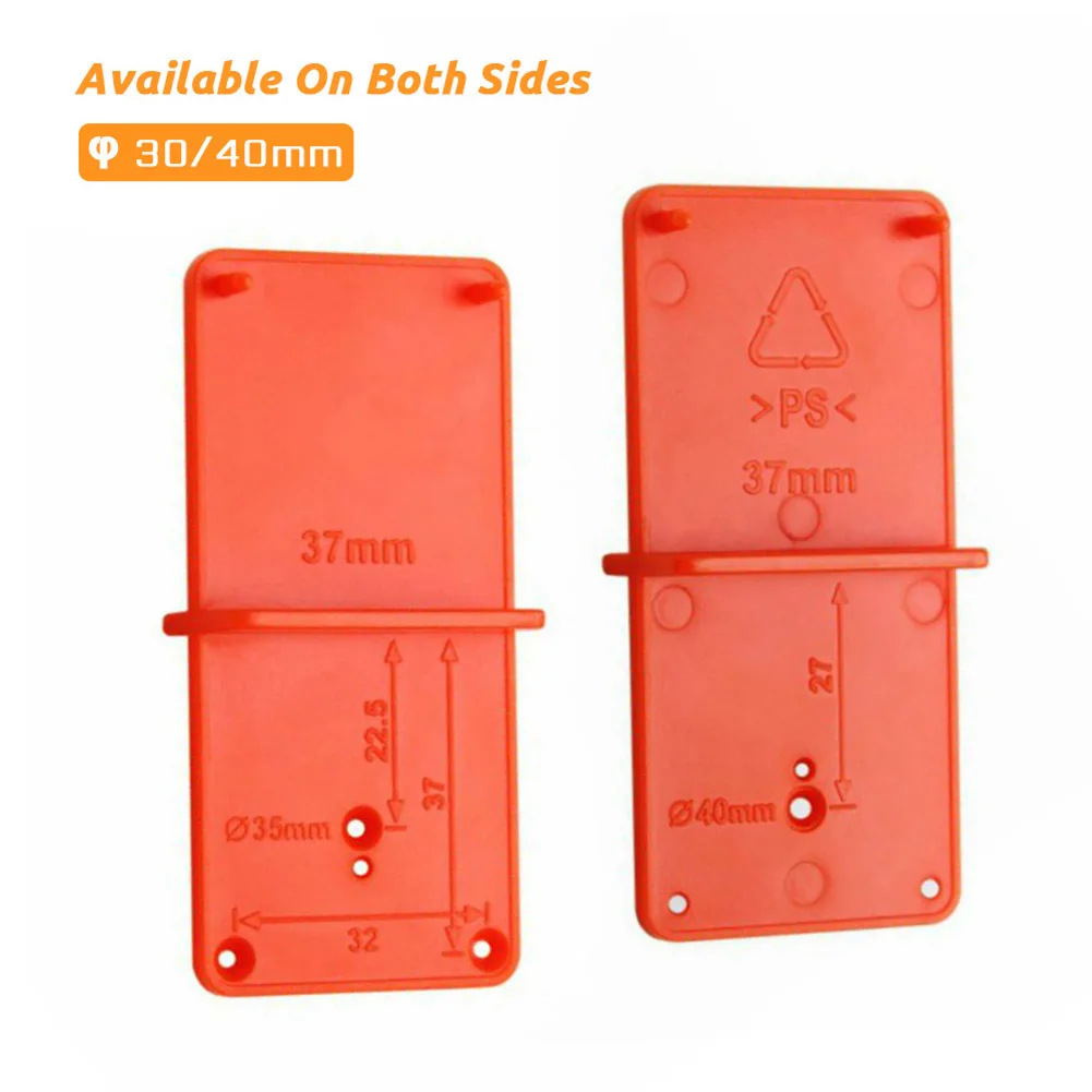 

Hinge Hole Drilling Guide 35/40mm Hing Installation Jig Door Cabinet Hinge Hole Locator Woodworking Hand Tool Hardware