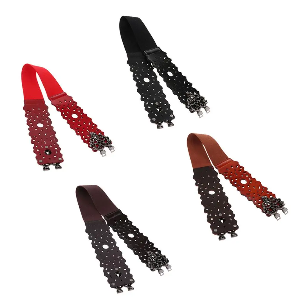 

Женский широкие пояса эластичный ажурный дизайн Cinch Band Ретро высокий пояс для украшения платьев