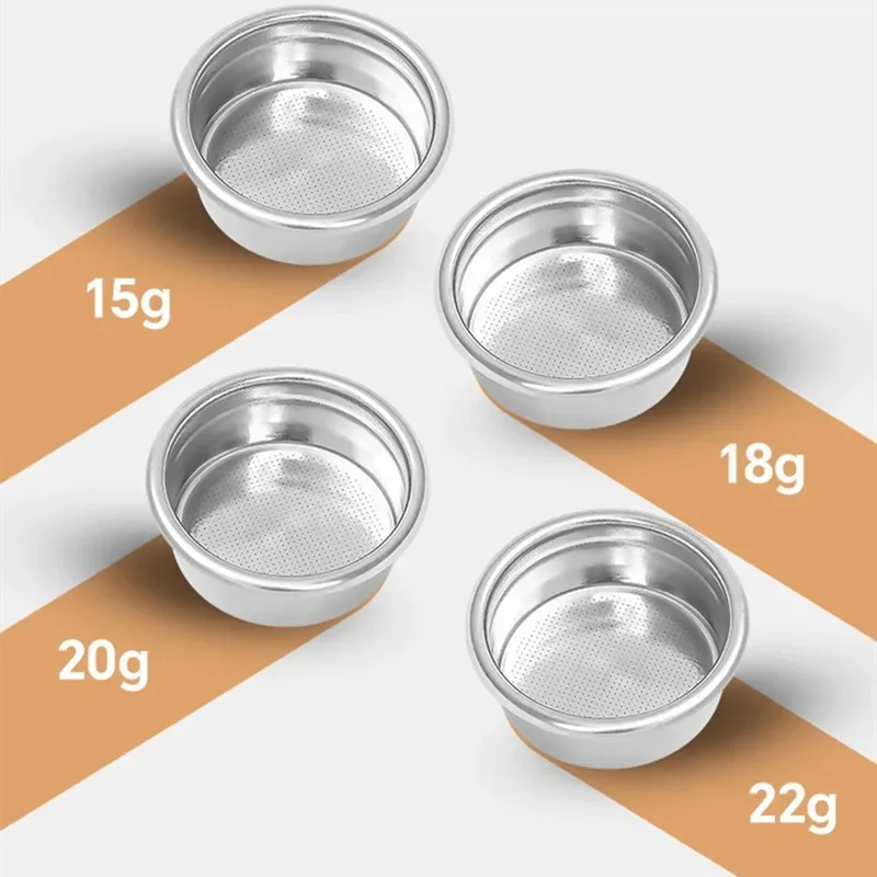 Корзина 58 5 мм высокоточный двойной корзина для эспрессо фильтр подходит