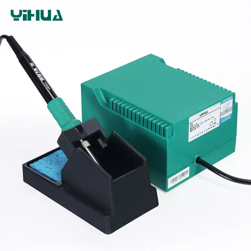 YIHUA 937D Паяльная станция с цифровым дисплеем и регулируемой температурой паяльная