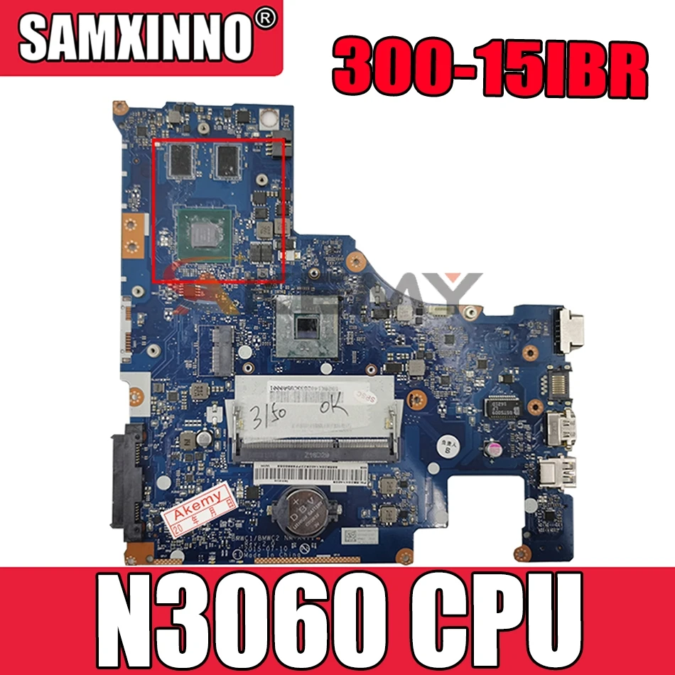 

Материнская плата для ноутбука LENOVO 300-15IBR Core N3060 N16V-GM-B1 DDR3, протестированная материнская плата 100%