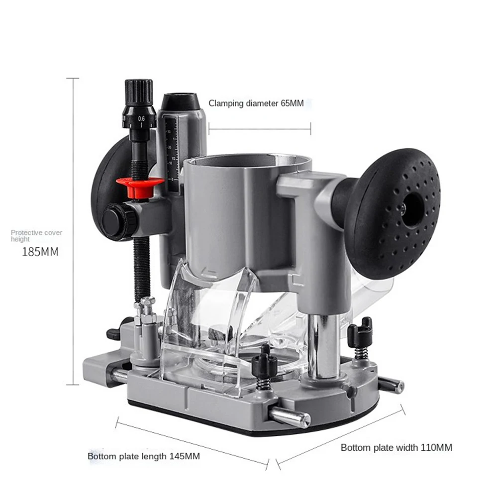 Compact Plunge Router Base Milling Trimmer Machine Base For Hand Electric Trimming Machine Power Tool Accessories For 65mm