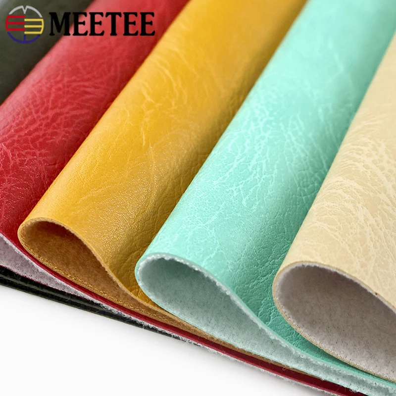 Фото Ткань из искусственной кожи Meetee 50/100x138 см, водонепроницаемая, для обивки диванов, автомобильных сидений, мебели, аксессуары для рукоделия и шитья своими руками №2
