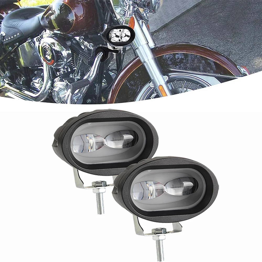 

Motorcycle Light 6D Lens LED Work Light For Motorbike Off Road Trucks SUV ATV Boat Super Bright White Amber Waterproof Fog Lamp