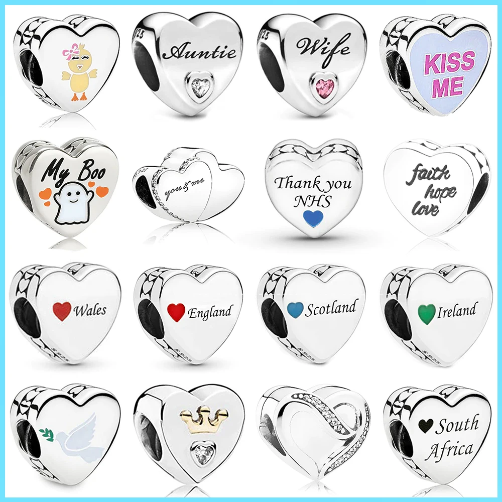 

Украшение «сделай сам» из серебра пробы в виде двойного сердца