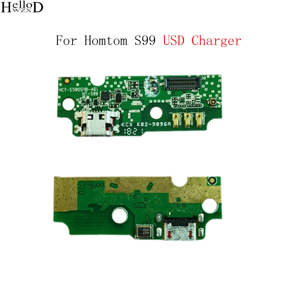 

USB Plug Charge Board For Homtom S99 Charger Port Plug Connector USB Charging Dock MIC Microphone Flex Cable Replacement Parts
