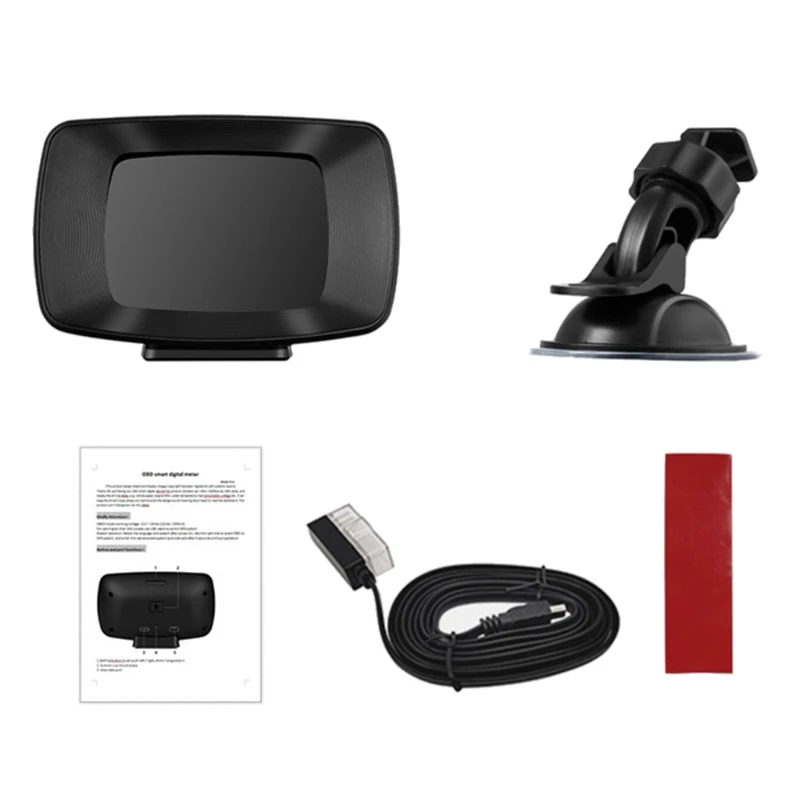 

Head Up Display for Car HUD Reflective Windshield Film Protective Screen Speedometer OBD Scanner P13 Smart Digital Alarm