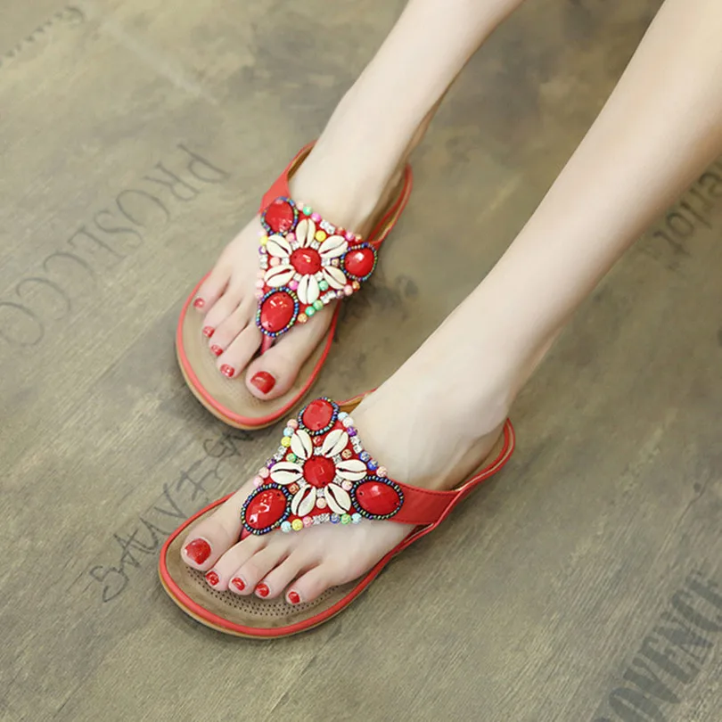 Plus Size 41 42 Woman Slides Flat with Womans Sandals Women Flip flops Ladies Beach Shoes Outside Casual Summer Women Slippers