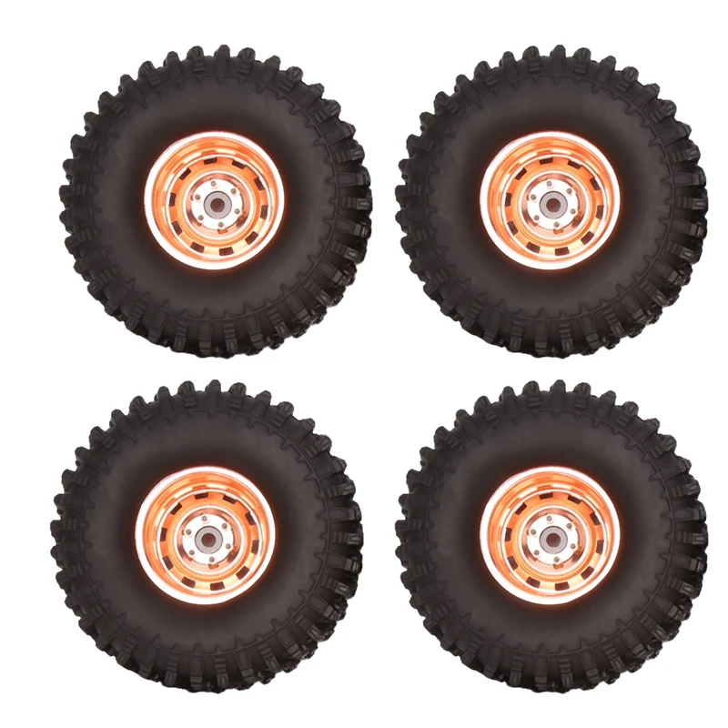 

4 шт. 120 мм ралли 1,9 Beadlock колесный обод Набор шин для 1/10 RC Гусеничный автомобиль осевой SCX10 Traxxas TRX4 RC4WD D90