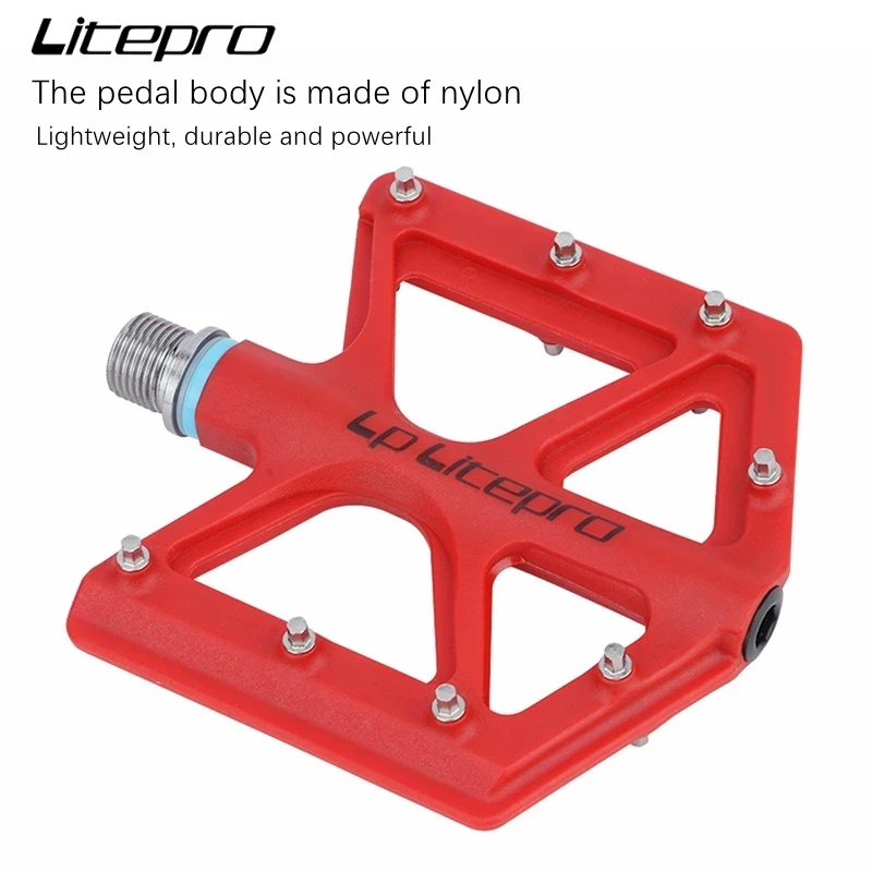 Педаль велосипедная Litepro 170 г из титанового сплава нейлона |