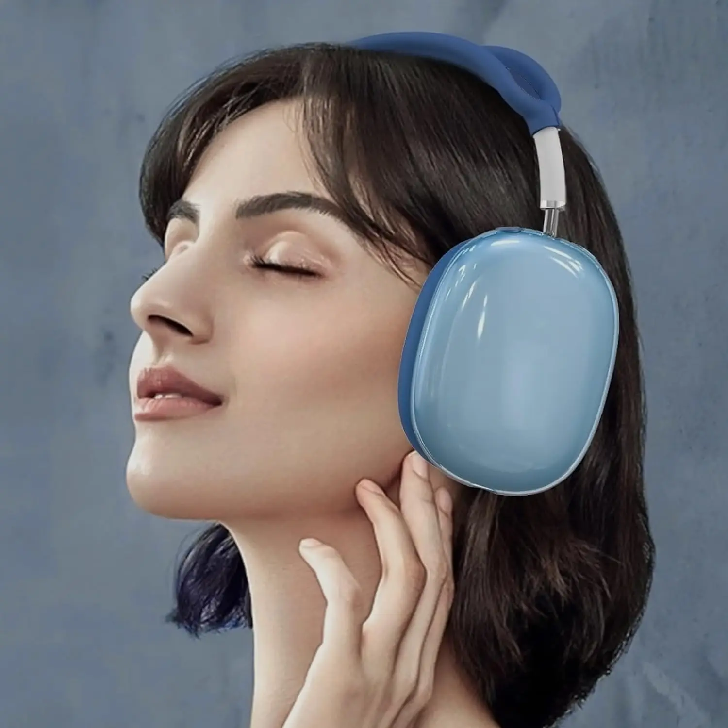 【5 в 1】Funda для AirPod Max Coque чехол наушников прозрачный полный защитный из ТПУ с