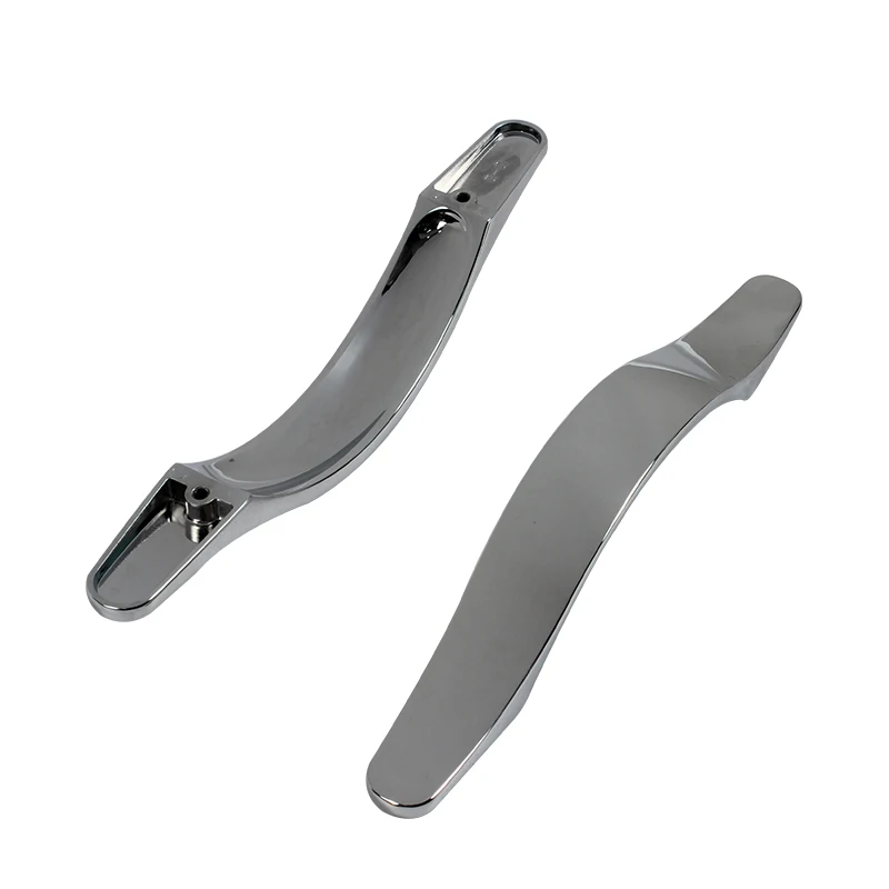 

Arc Handle Lock Nickel Wire Drawing 128mm A16-128-SN motorhome parts Of Curved Doorr Lock For RV
