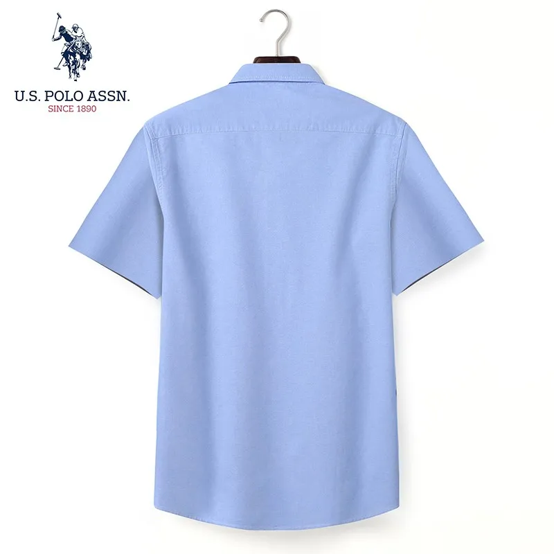 Мужская рубашка-поло из 100% хлопка с коротким рукавом |