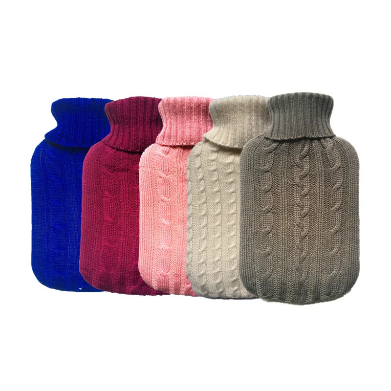 

2000ml hot water bag knitting cover Large size cloth cover Water filled hot water bag Velvet cloth bag Super soft knitting