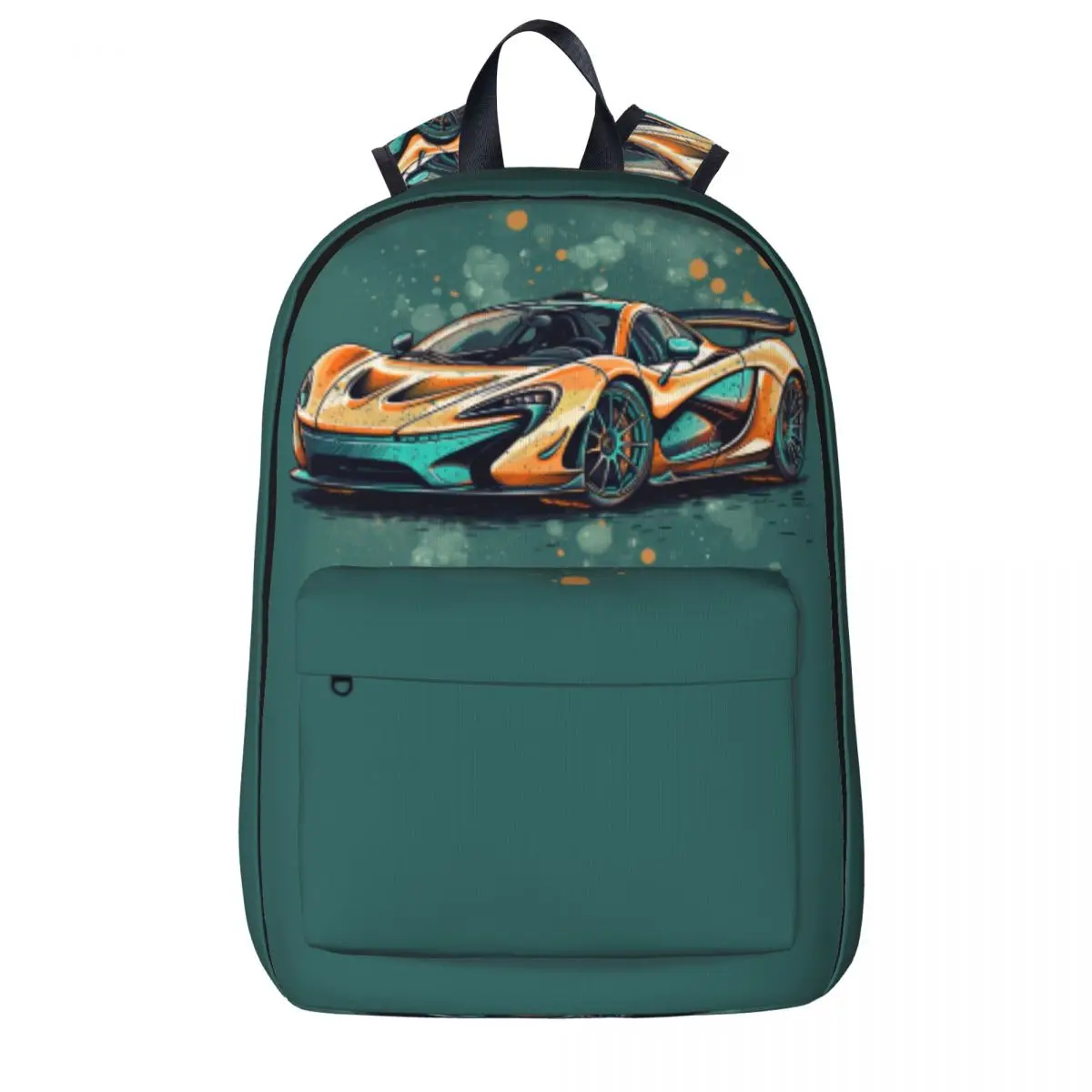 

Powerful Sports Car Backpack Multicolored Retro College Backpacks Student Unisex Modern School Bags Quality Durable Rucksack