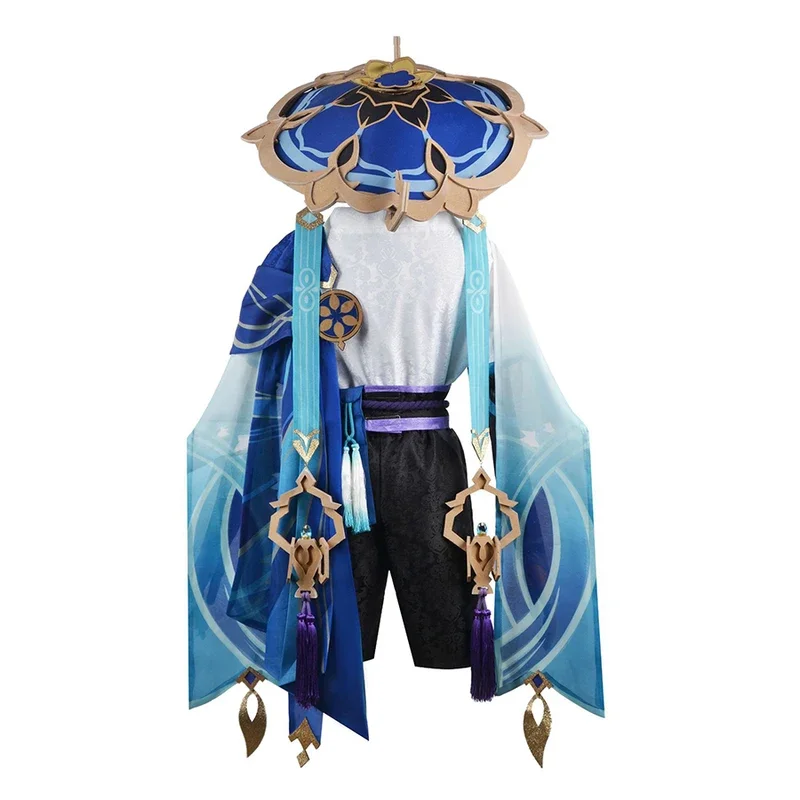 Костюм для косплея Genshin Impact косплей костюмы скарахиша парик игра Scaramouche Balladeer