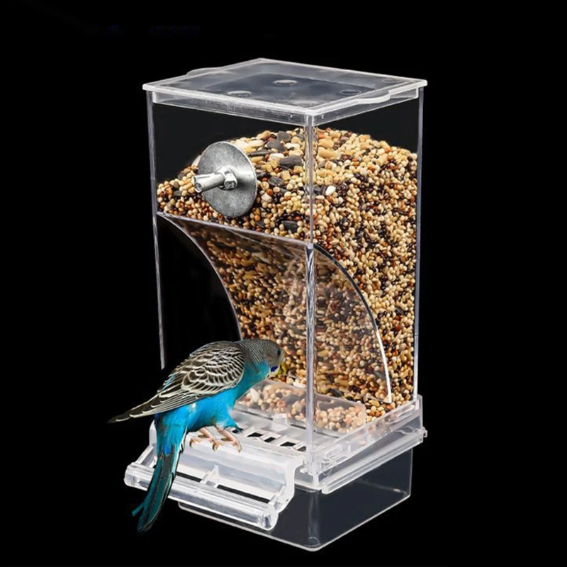 

Bird Pet Bird Automatic Feeder Splash-Proof Bird Feeder Bird Cage Accessories Bird Food Container For Parakeet Canary Finch
