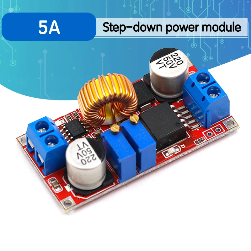 

Original 5A DC to DC CC CV Lithium Battery Step down Charging Board Led Power Converter Lithium Charger Step Down Module