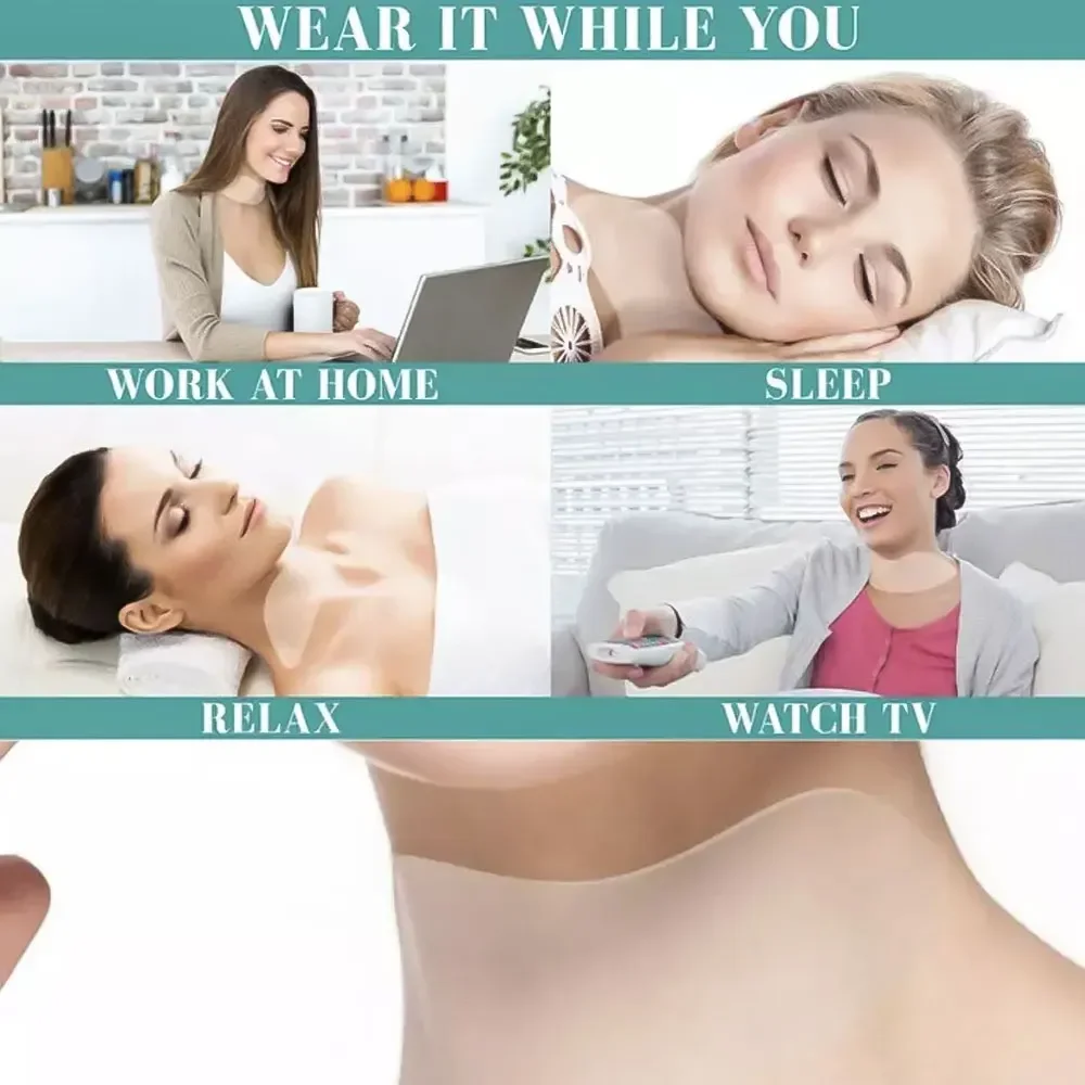 1 шт. невидимый инструмент для лечения морщин на шею многоразовый против