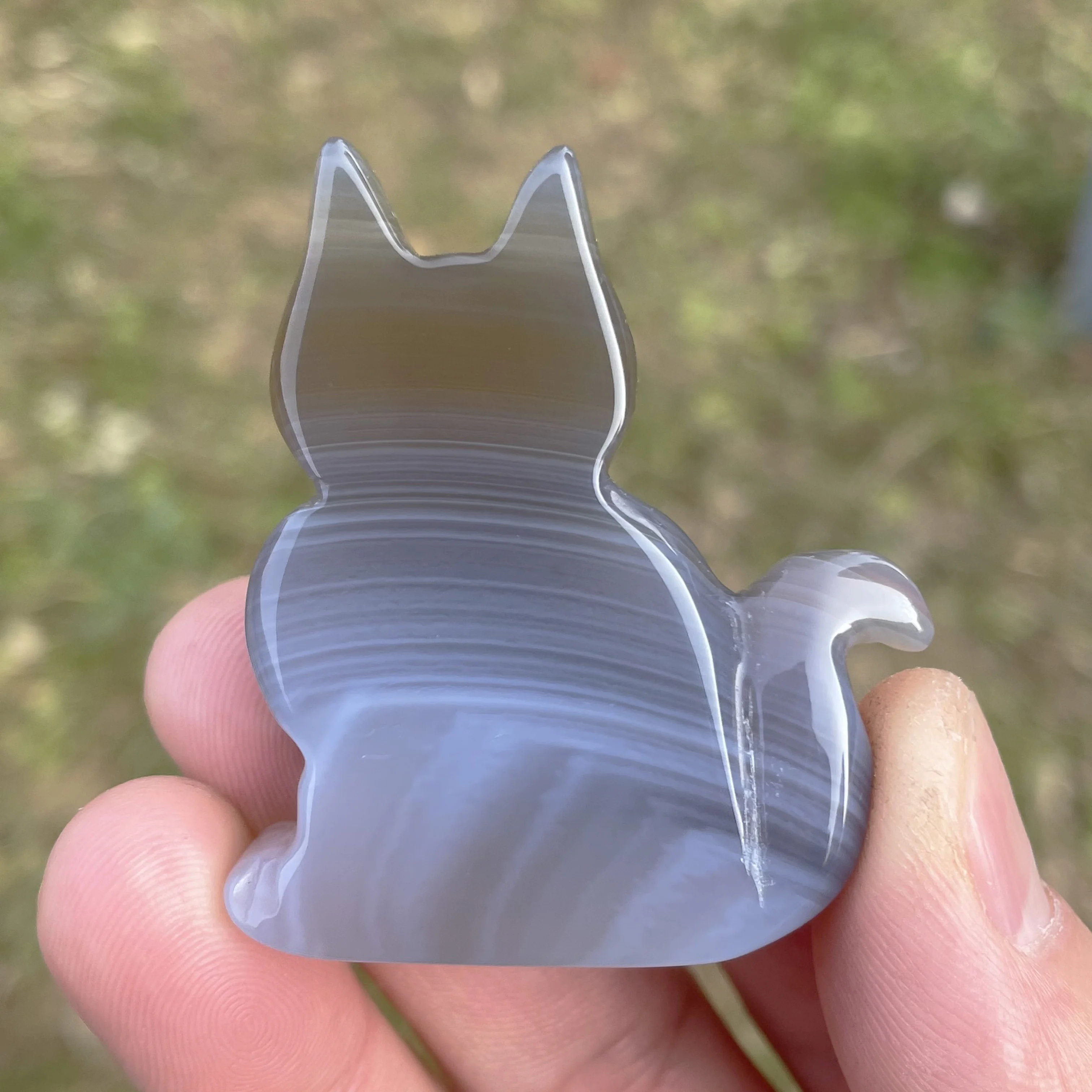 Натуральная Агатовая плита Sardonyx статуя кошки ручная резьба кристаллы животных