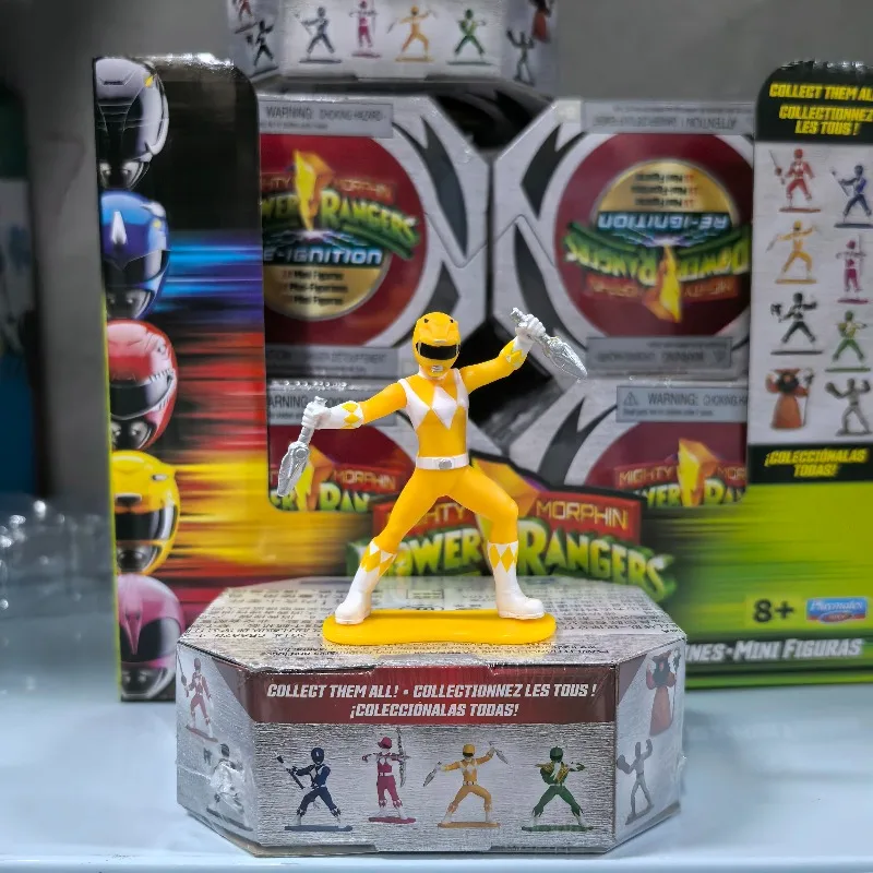 Фото Игровые фигурки Playmates POWER RANGERS Re-ignition: мини-фигурки, куклы, игрушки в слепых коробках, коллекционные модели, украшения, подарки №4