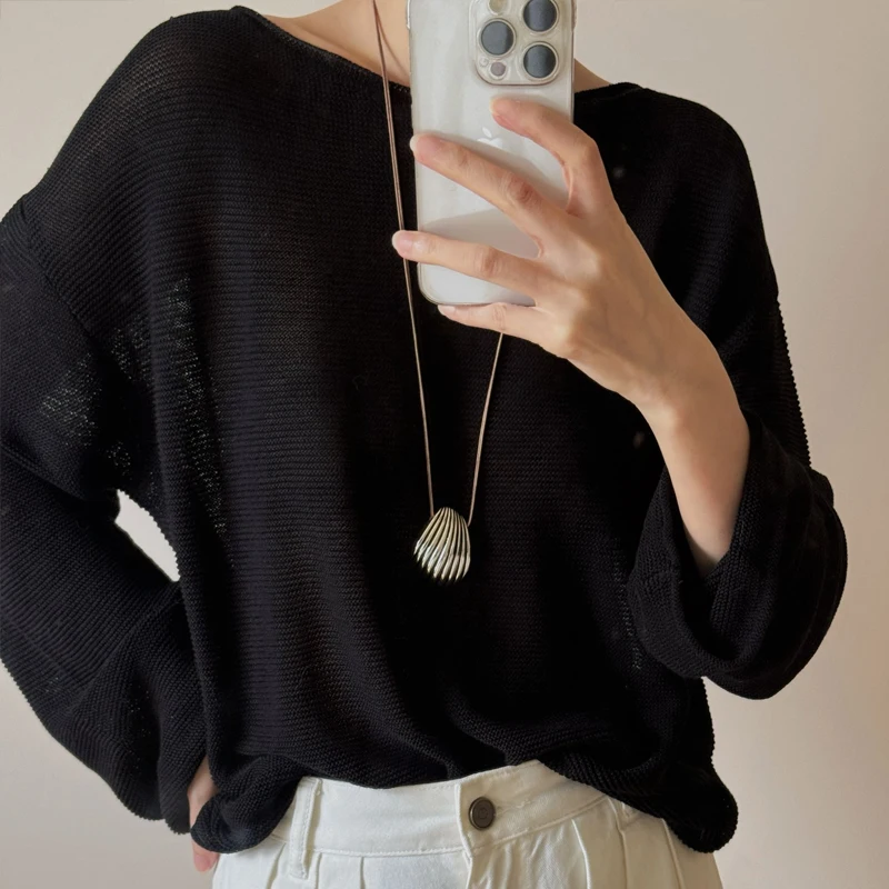 [New] Pendant Necklace Women 2024 New Long Sweater Chain Light Luxury High-Grade Sense Accessories