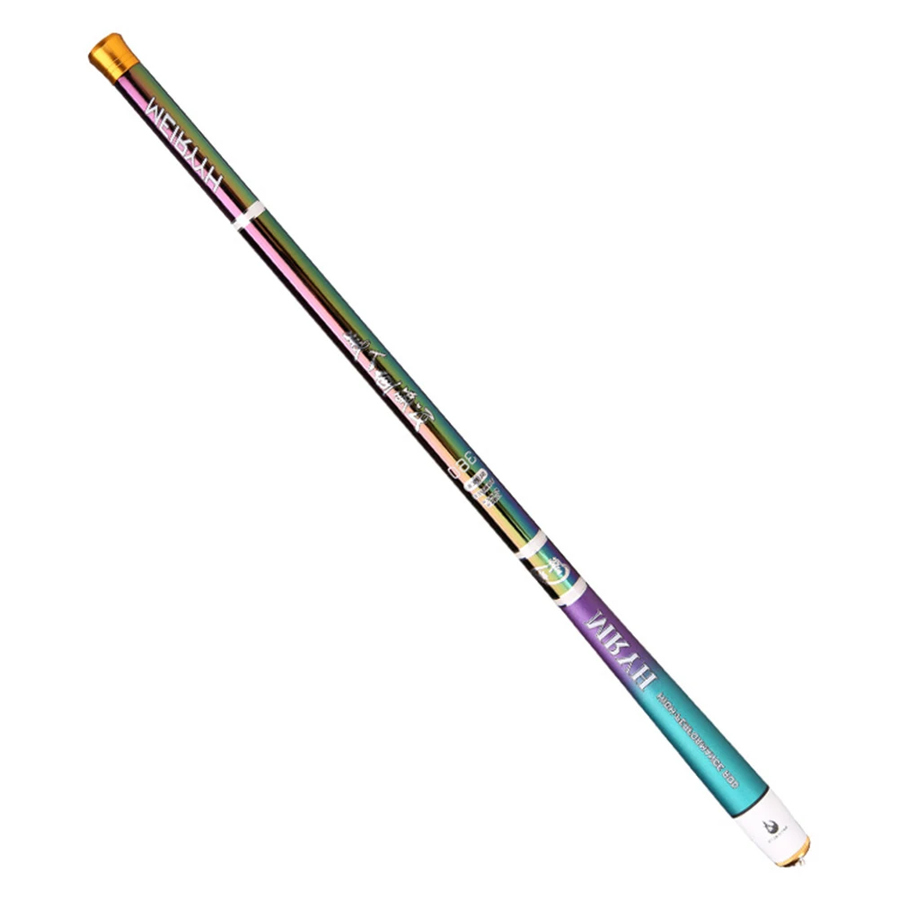 1.8-6.3 Meters Carbon Fiber Fishing Pole Superhard Shrinking Bass Crappie Rod Ultra-Short 43cm for Boys/Girls/Youth
