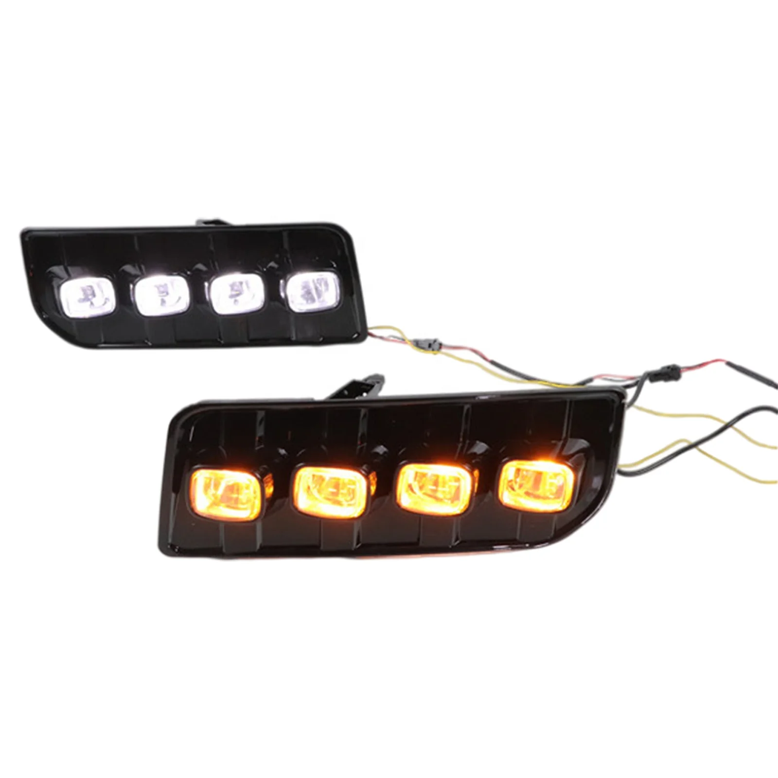 

all-new design two-color driving lights DRL Off-road auto lighting system LED Dynamic turn signal light for Toyota 4Runner