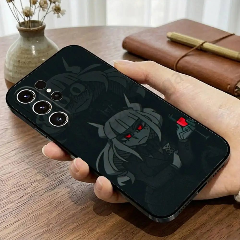 Фото Чехол для игрового телефона H-Helltaker для Samsung S20,21,22,23,24,25,26 Ultra,Plus, черный мягкий чехол №3