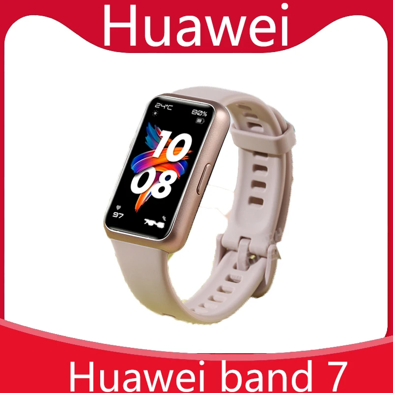 NEW Huawei Band 7 Smart Band Blood Oxygen 1.47'' AMOLED Screen Heart Rate Tracker Smartband 2 Weeks Battery Life 5ATM Waterproo