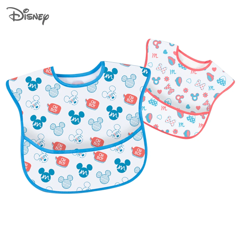 

Disney Digital Printed Baby Bibs Waterproof and Breathable Eating Bib Lightweight Easy to Wash and Dry