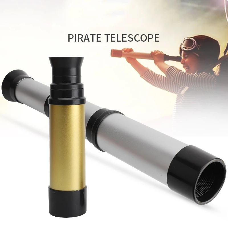 

Винтажный Портативный монокулярный телескоп с зумом, легкий пиратский Spyglass, подарок для детей, для отдыха на открытом воздухе и походов, 35 м...