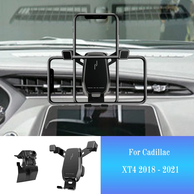 

Автомобильный держатель для Cadillac XT4 2018-2021, крепление для смартфона, кронштейн для стайлинга автомобиля, Поворотная подставка для GPS, поддерж...