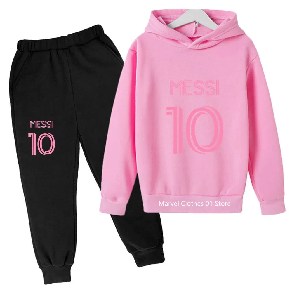 Meixi Printed Hoodie Set Kids Children's Clothing Hoodies Leggings 2-piece Boys and Girls Casual Sportswear