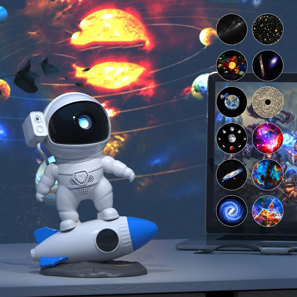 

Проектор ночного видения, звездное небо, астронавт для спальни, домашние декоративные подарки для детей, порты