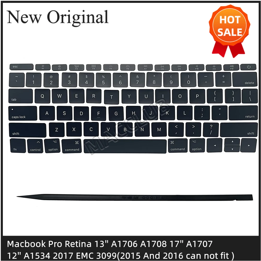 Колпачки для клавиш с английской раскладкой для Macbook Pro Retina, клавиши для клавиатуры 13 