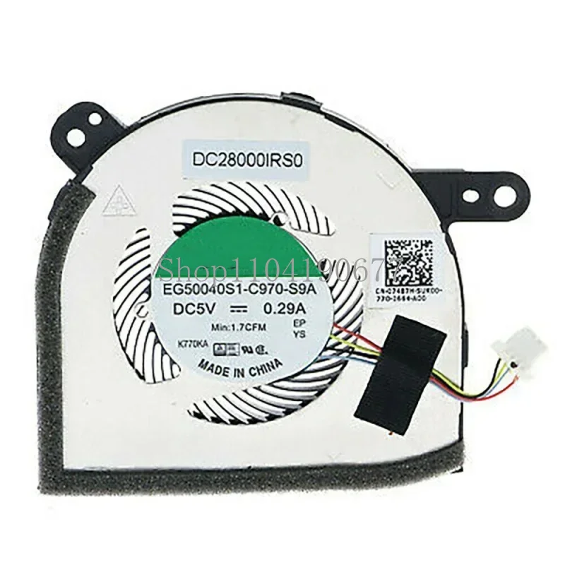 Новый вентилятор охлаждения процессора для Dell 5285 12 5290 07487H 7487H EG50040S1-C970-S9A
