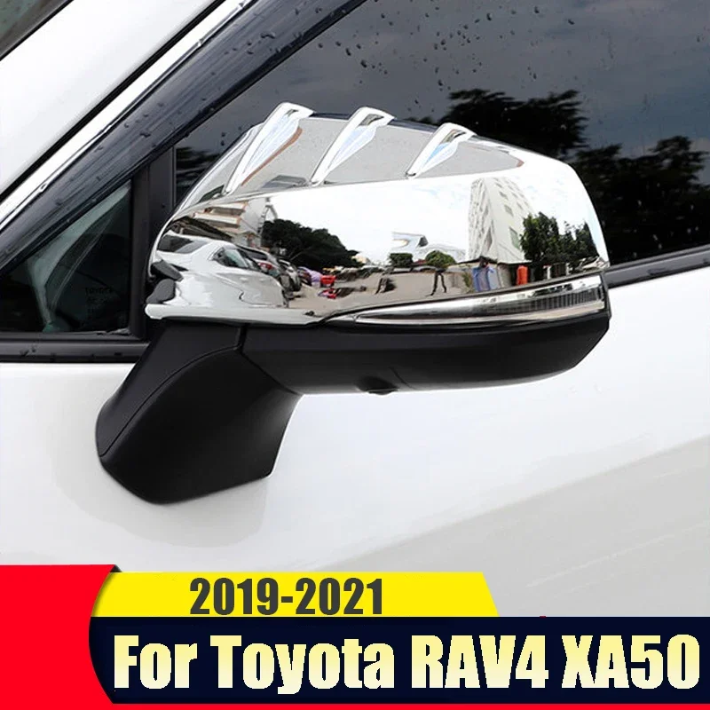 Для Toyota RAV4 2019 2020 2021 2022 2023 2024 XA50 ABS автомобильное боковое зеркало заднего вида