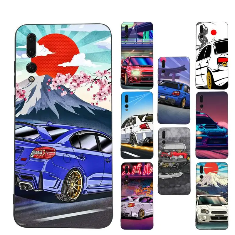

Jdm Subaru WRX CAR Phone Case Soft Silicone Case For Huawei P 30lite p30 20pro p40lite P30 Capa