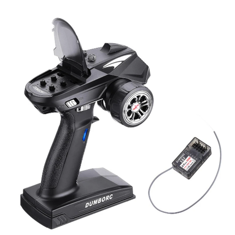 

DUMBORC X6 2.4G 6CH RC Radio Transmitter With X6F Receiver For RC Car Vehicles Boat Tank Models Without Gryo