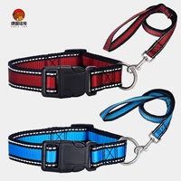 new personalized nylon dog collar adjustable leash set designer dog collar s m