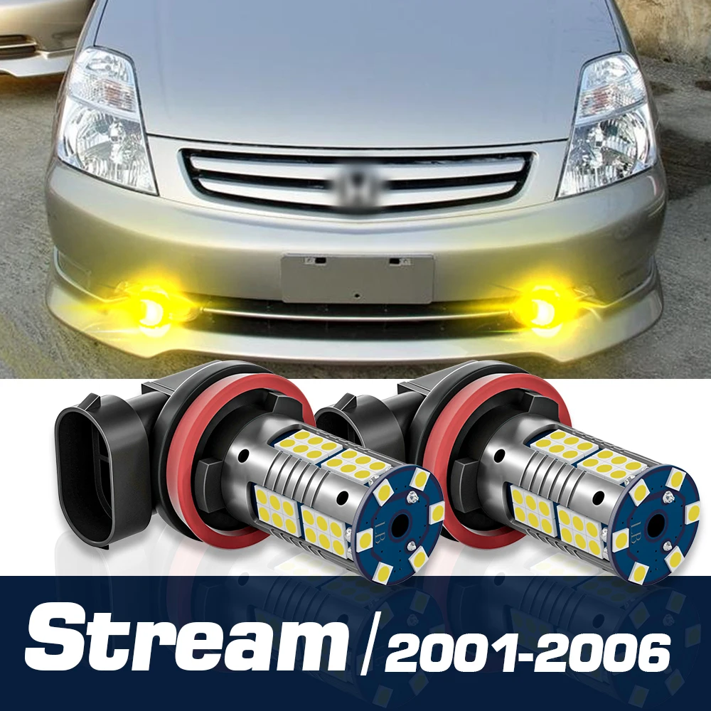 

2pcs LED Fog Light Canbus Accessories For Honda Stream 2001-2006 2002 2003 2004 2005