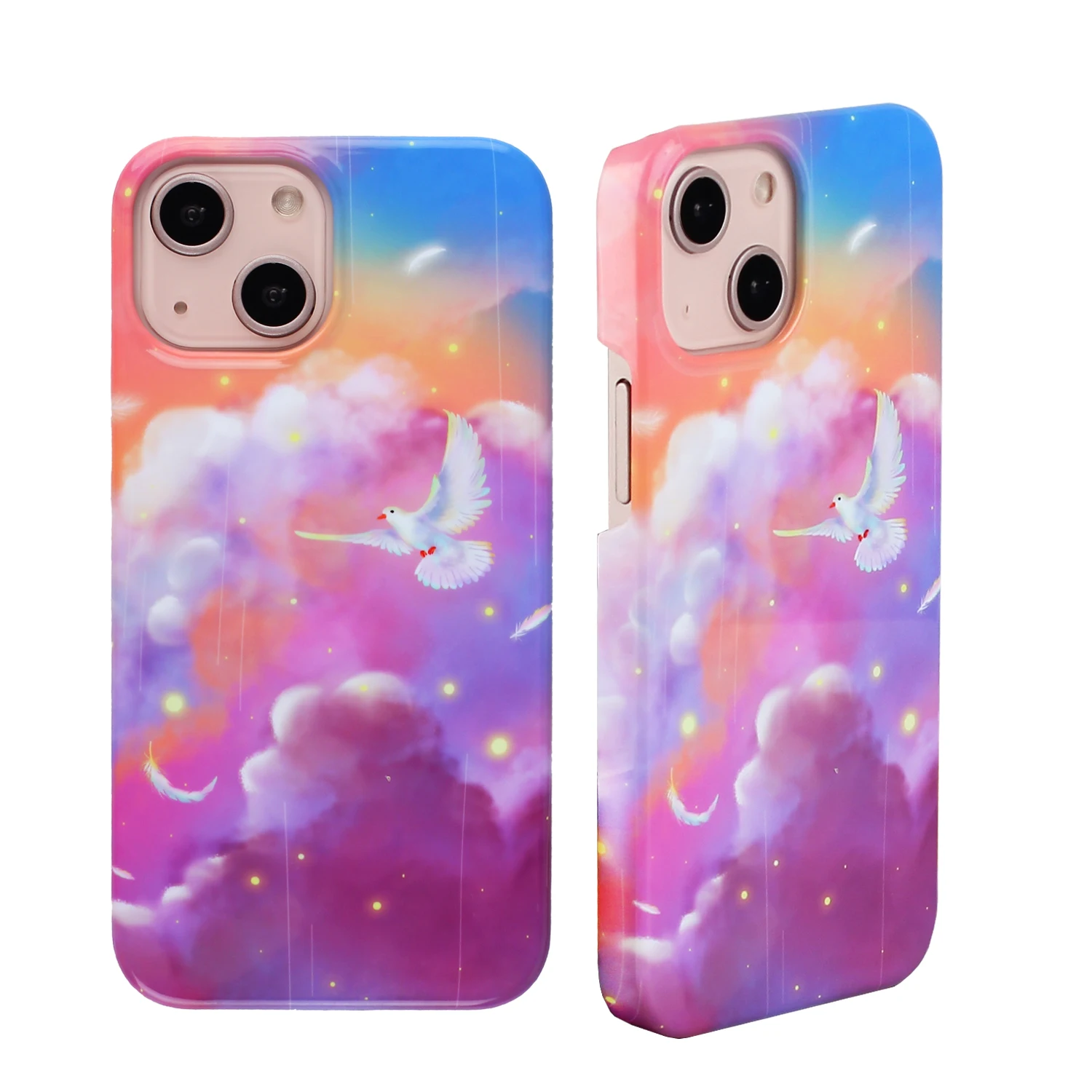 

Mobile Phone Case for iPhone 13 Full Color PBT Dye-subbed Protective Cover Case Personality Cartoon Chinese Style