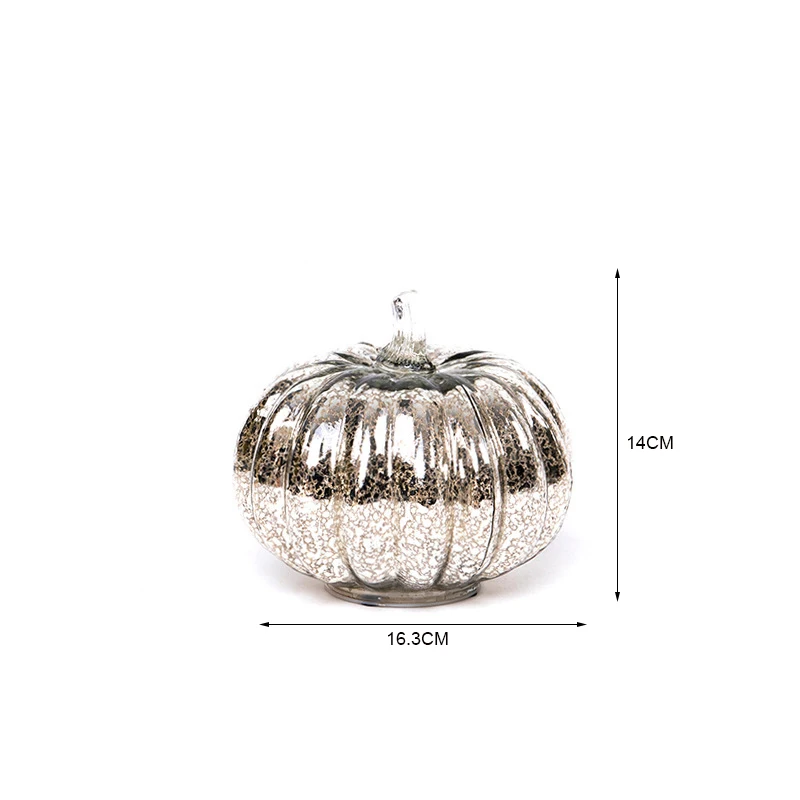 

Стеклянный фонарь-тыква для Хэллоуина