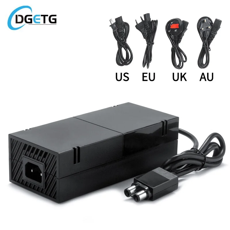 

NEW EU US Plug For Xbox One Power Supply AC Adapter Replacement Charger With Cable 100-240V Power Adaptor For Microsoft Xbox one
