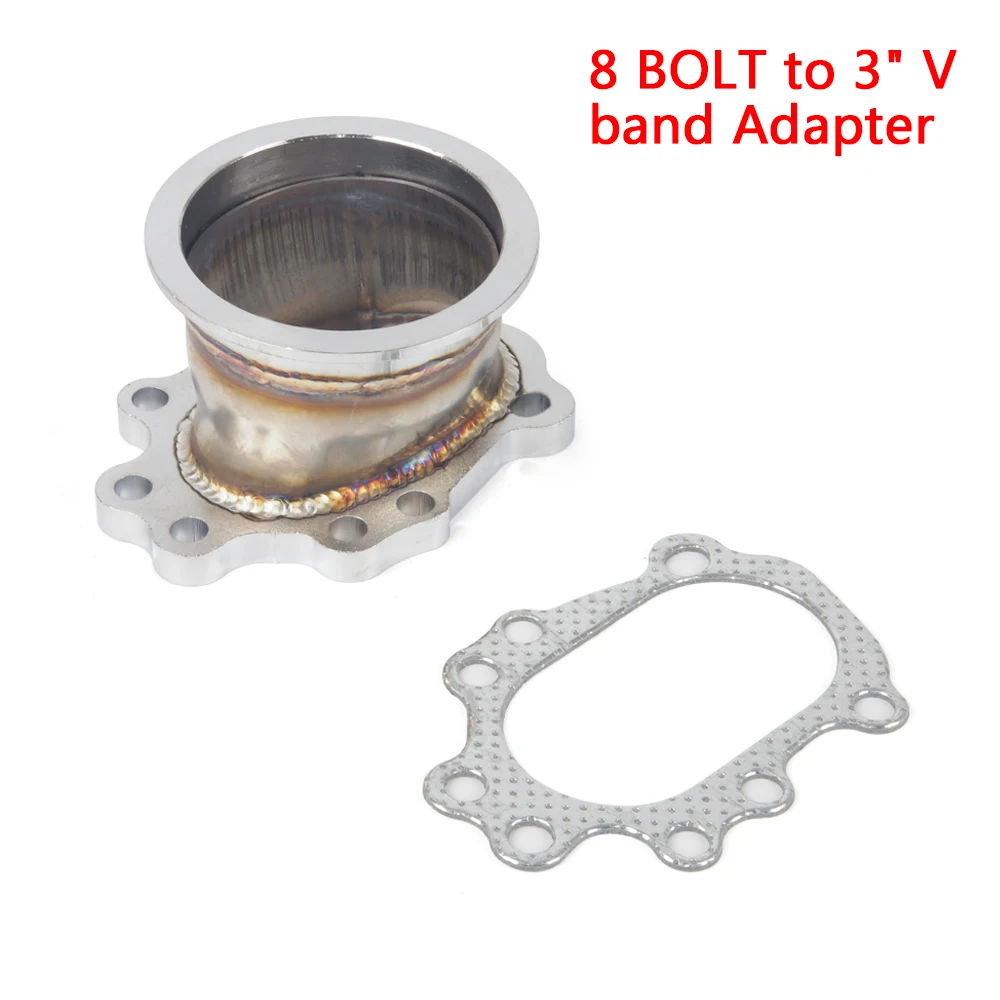 

8 BOLT to 3" V band Exhaust Manifold Converter Adaptor Flange For all T25 T28 GT25 GT28