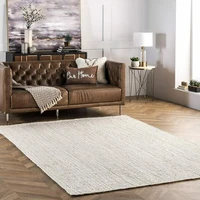 white jute rug carpet natural reversible braided 3x5 feet rustic look home floor decoration rugs carpets for home living room